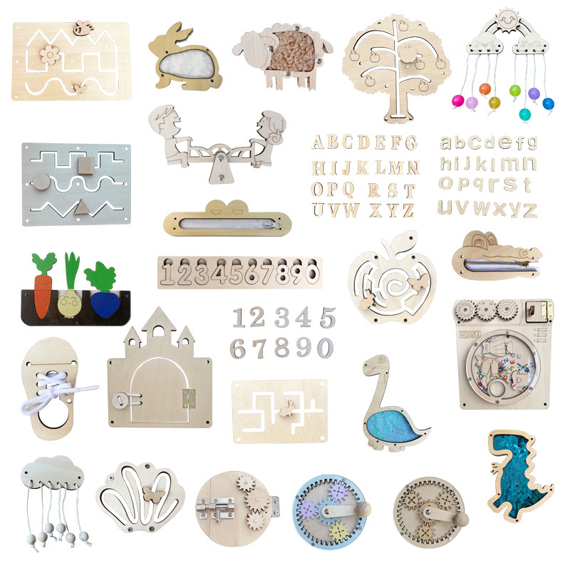 DIY Busy Board Accessories Mon - Board Game Nature ulasan dan harga