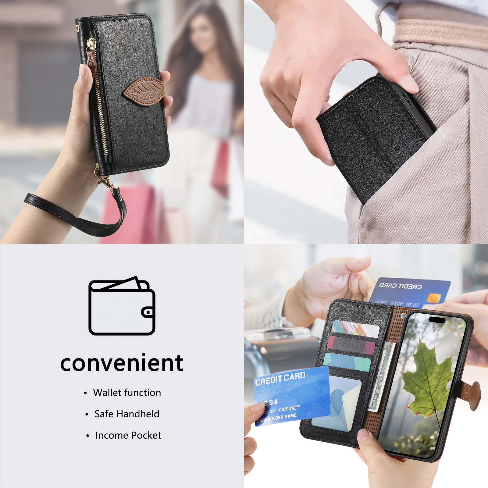 Business PU Leather Phone Case - Board Game Book ulasan dan harga