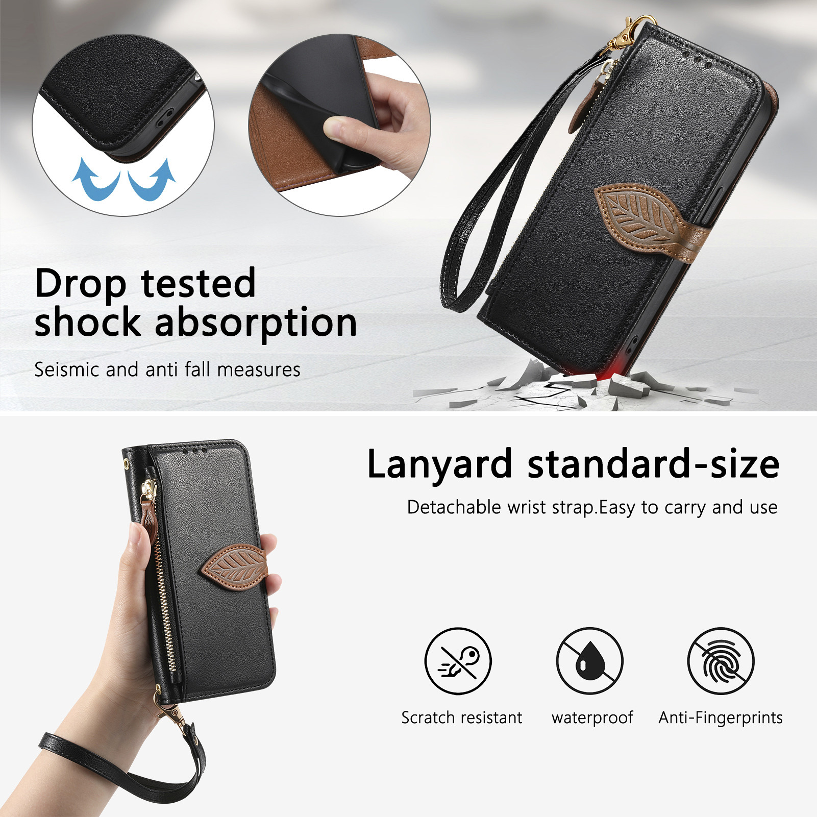 Business PU Leather Phone Case - Board Game Book ulasan dan harga