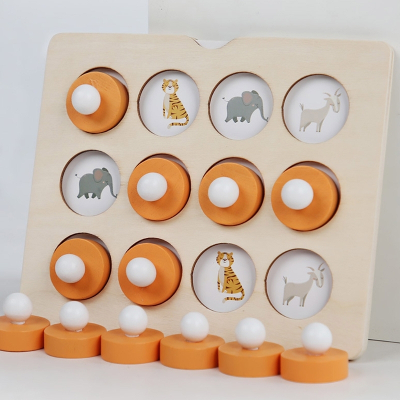 Montessori Memory Match Chess  - Board Game Oath ulasan dan harga