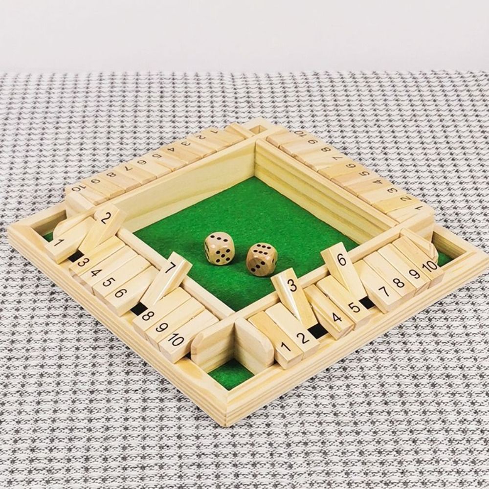 Shut The Box Table Board Game  - Board Game Simple ulasan dan harga