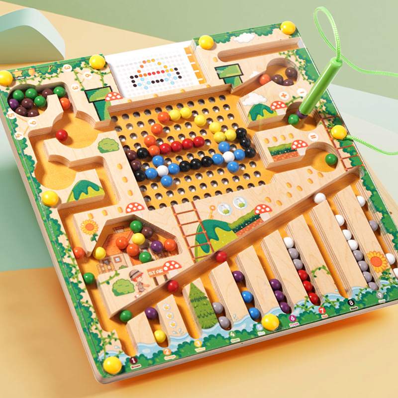 Magnetic Sorting Games Montess - Board Game Education ulasan dan harga
