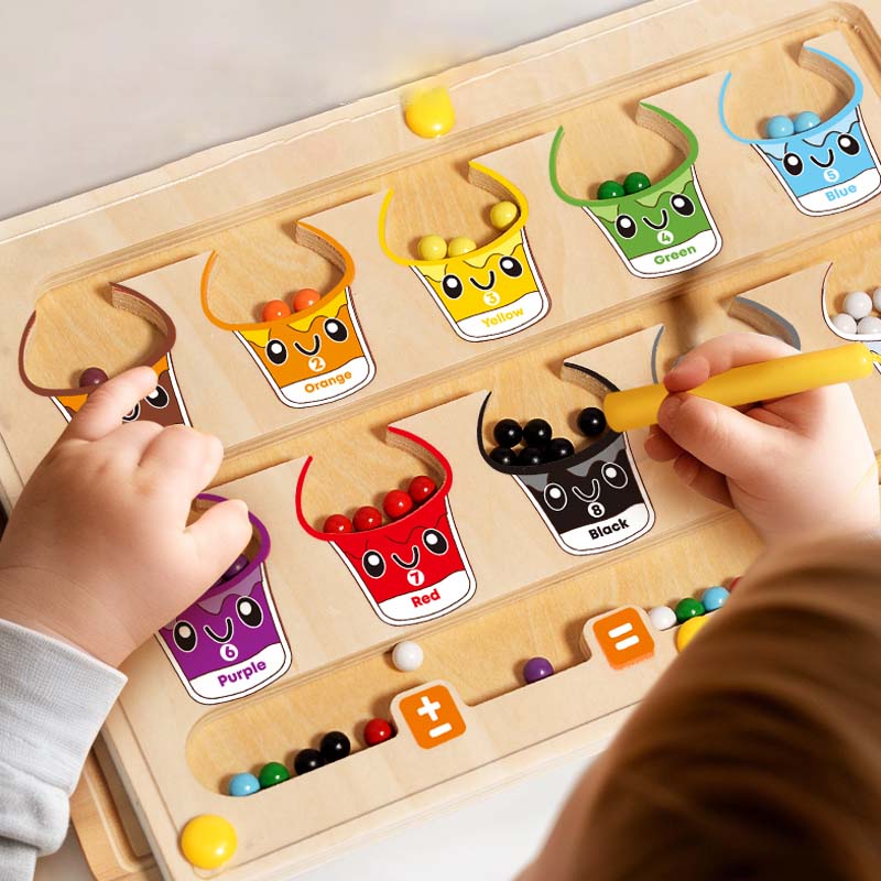 Magnetic Sorting Games Montess - Board Game Education ulasan dan harga