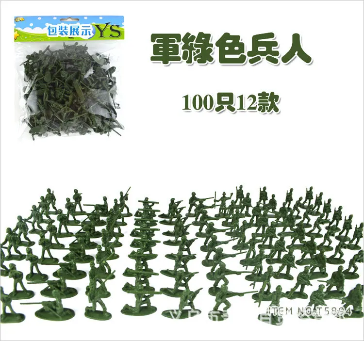 100pcs/lot Hot Bag Soldier Toy - Board Game Ww2 ulasan dan harga