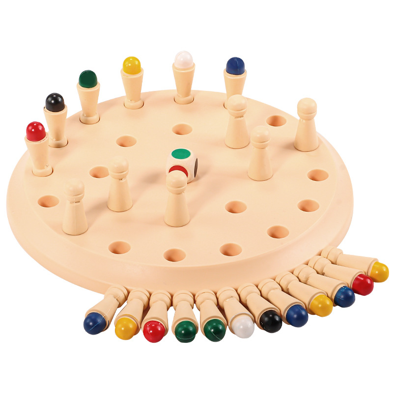 Wooden Memory Match Stick Ches - Board Game Oath ulasan dan harga