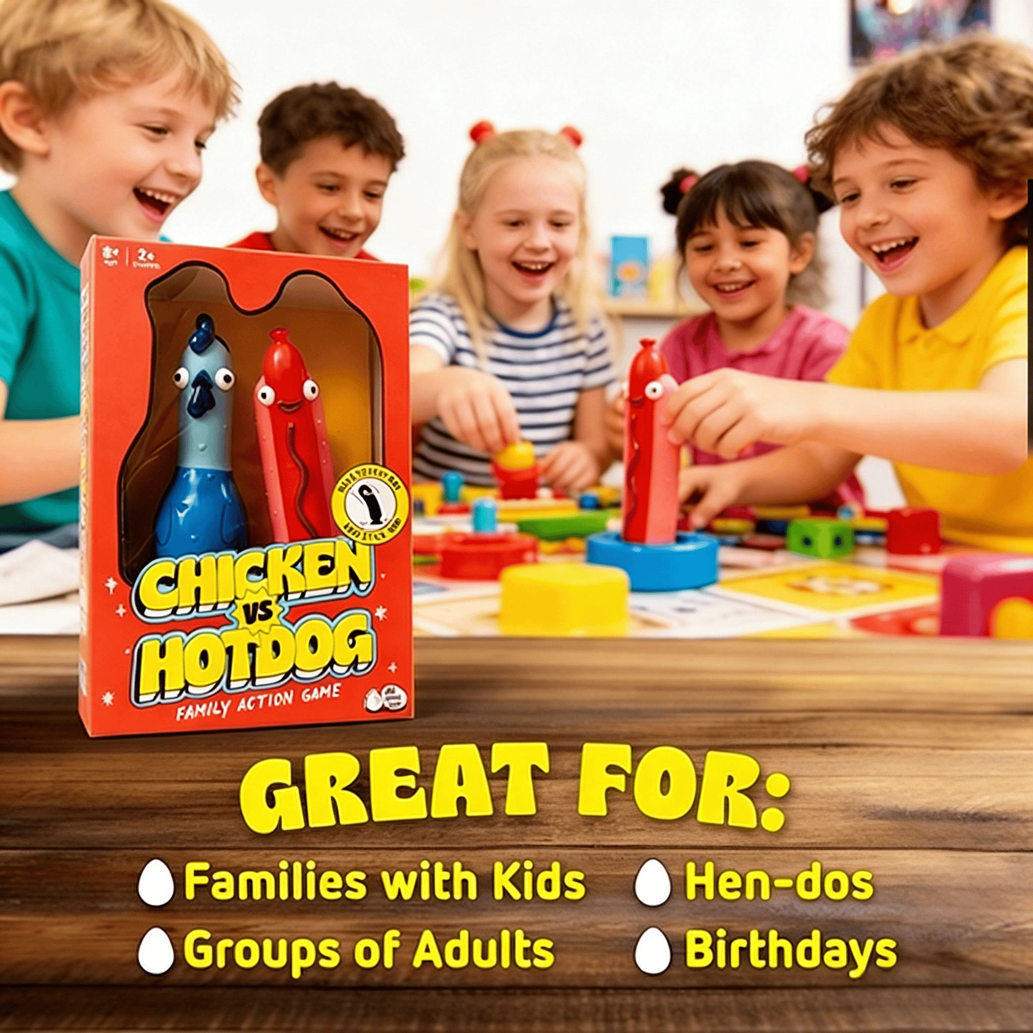 Fast Strategy Chicken vs Hotdo - Board Game Strategi ulasan dan harga