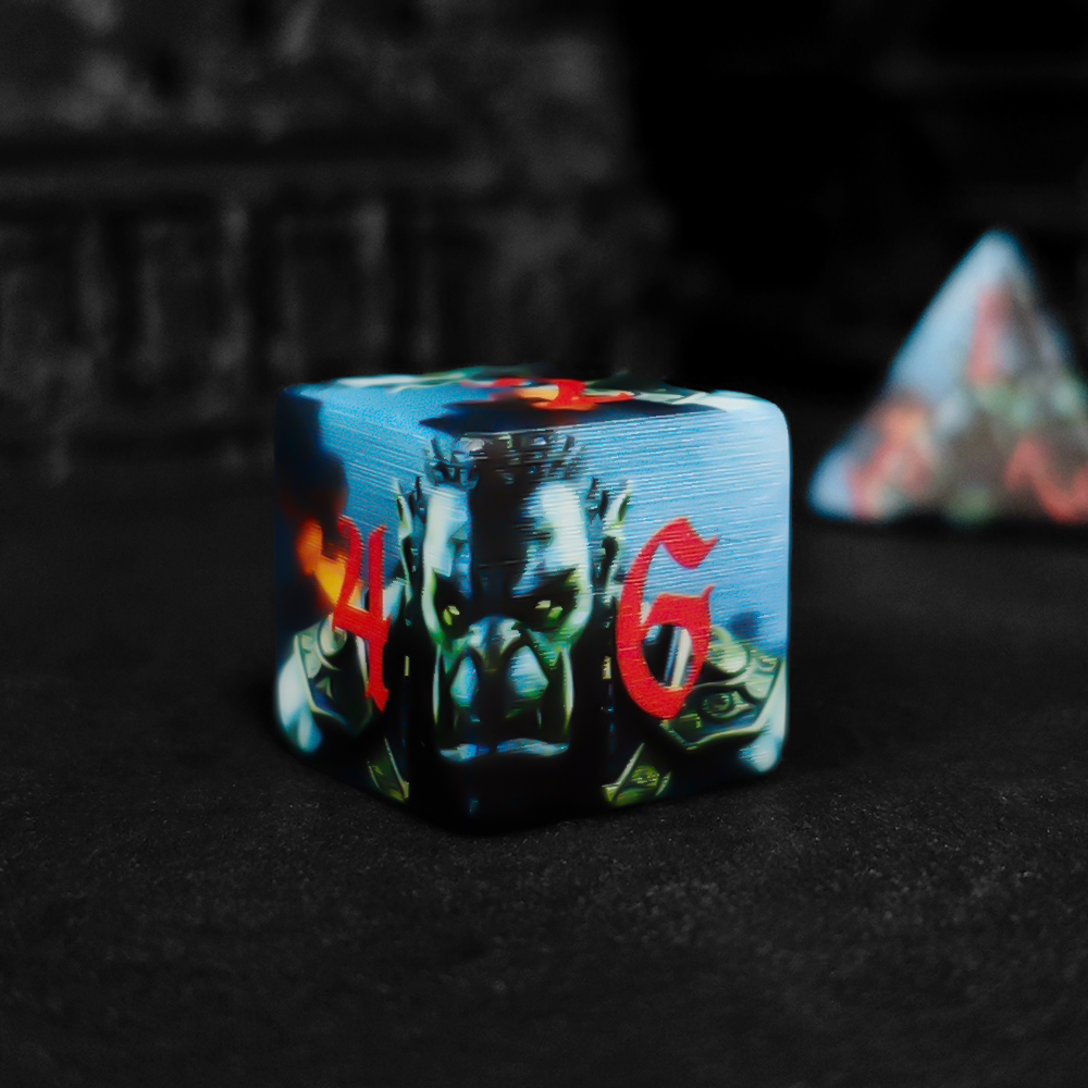 Orc Warrior Polyhedral 7-Piece - Dice Set Polyhedral ulasan dan harga