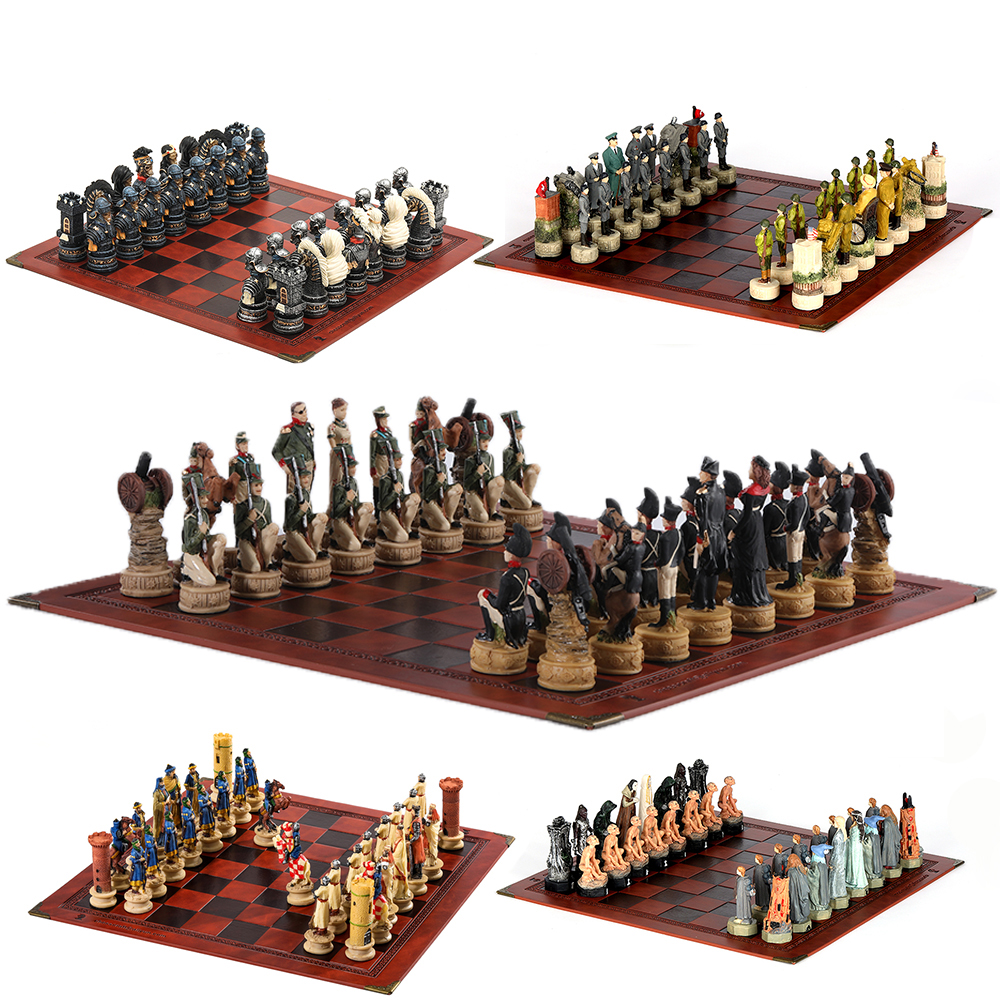 3D Character-themed Chess Set  - Board Game Ww2 ulasan dan harga