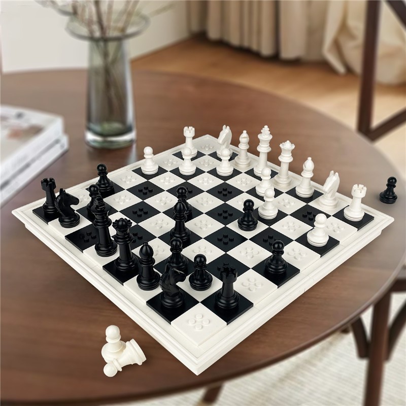 White Chess Set, Premium Foldi - Board Game Ww2 ulasan dan harga