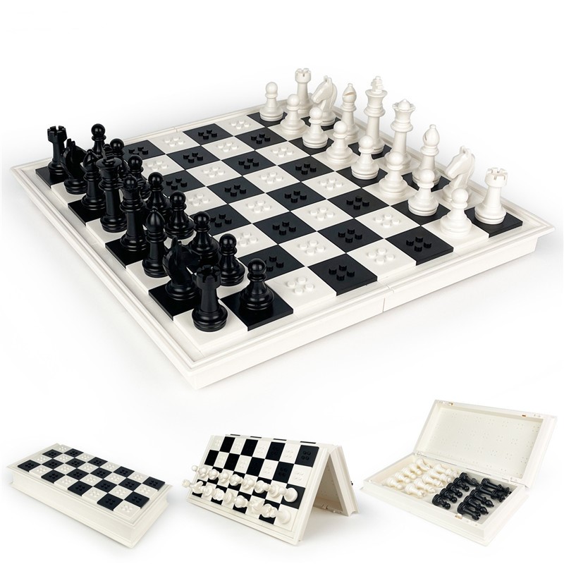 White Chess Set, Premium Foldi - Board Game Ww2 ulasan dan harga