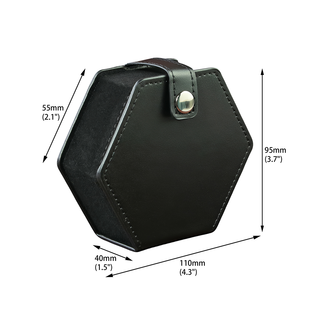 Black Leather Box DND Dice Cas - Board Game With Chips ulasan dan harga