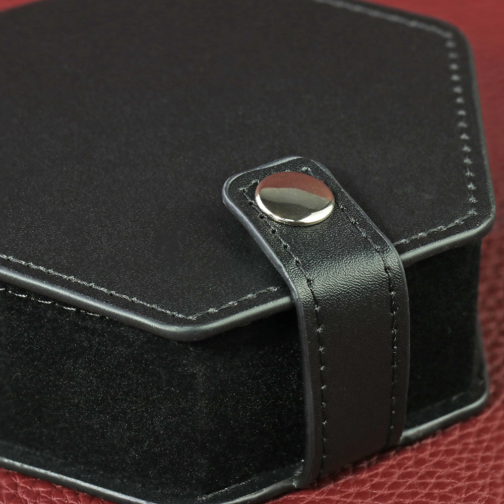 Black Leather Box DND Dice Cas - Board Game With Chips ulasan dan harga
