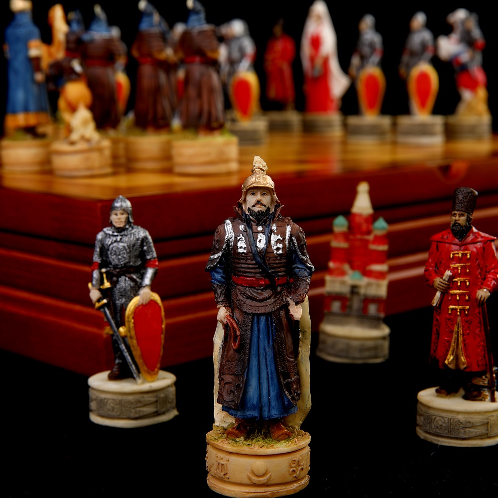 War-themed Chess Set Genghis K - Board Game Ww2 ulasan dan harga