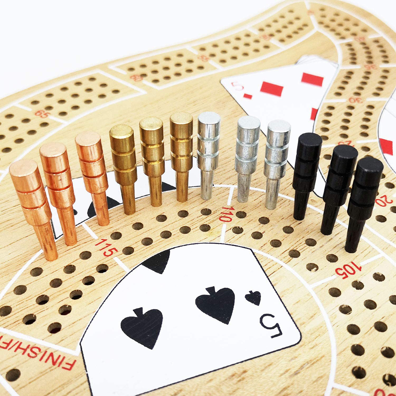 100 Pieces Metal Cribbage Pegs - Board Game Design ulasan dan harga