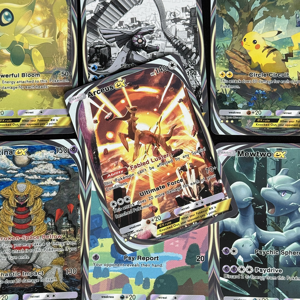 8Pcs/set Anime PTCG Collection - Board Game Anime ulasan dan harga