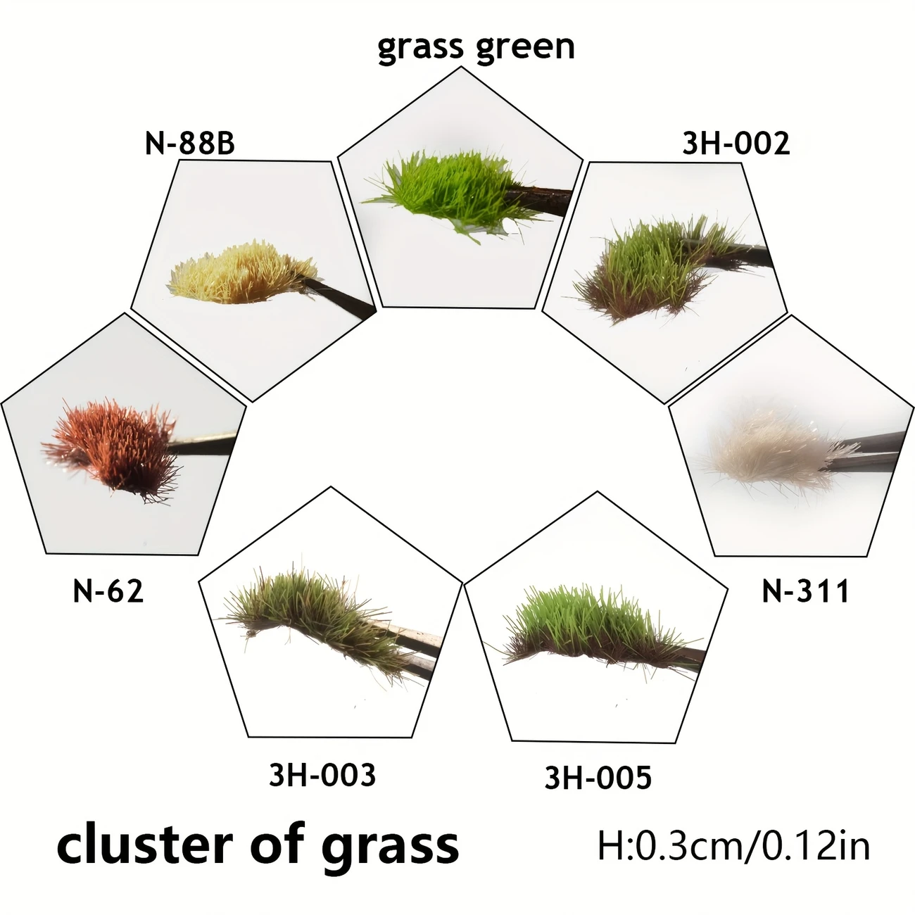 3mm Miniature Static Grass Tuf - Board Game Ww2 ulasan dan harga