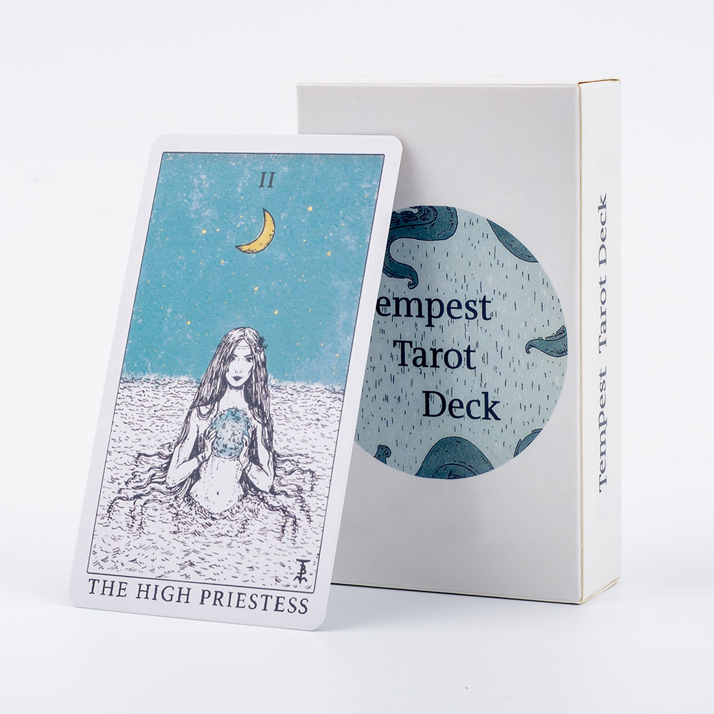 Ocean Themed Tempest Tarot  De - Board Game Design ulasan dan harga